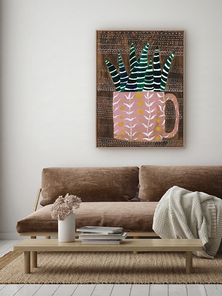 Teacup Topiary II Canvas Art Print