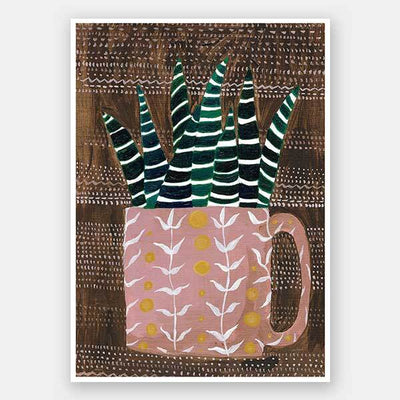 Teacup Topiary II Unframed Art Print