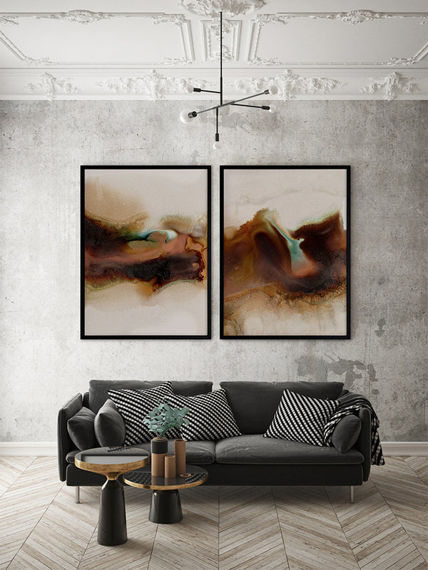 Sedimentary II Framed Art Print | Lifestyle