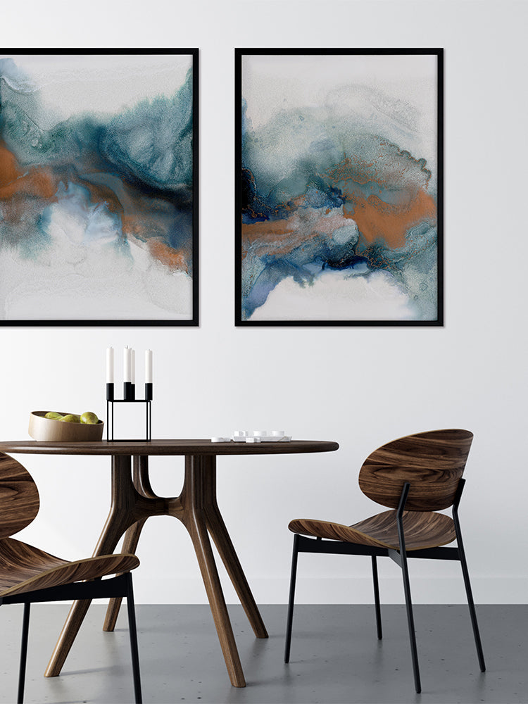 Dust and Sky II Framed Art Print | Lifestyle