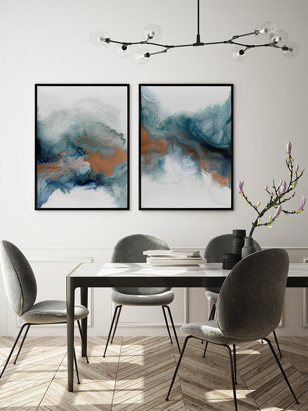 Dust and Sky II Canvas Art Print | Lifestyle
