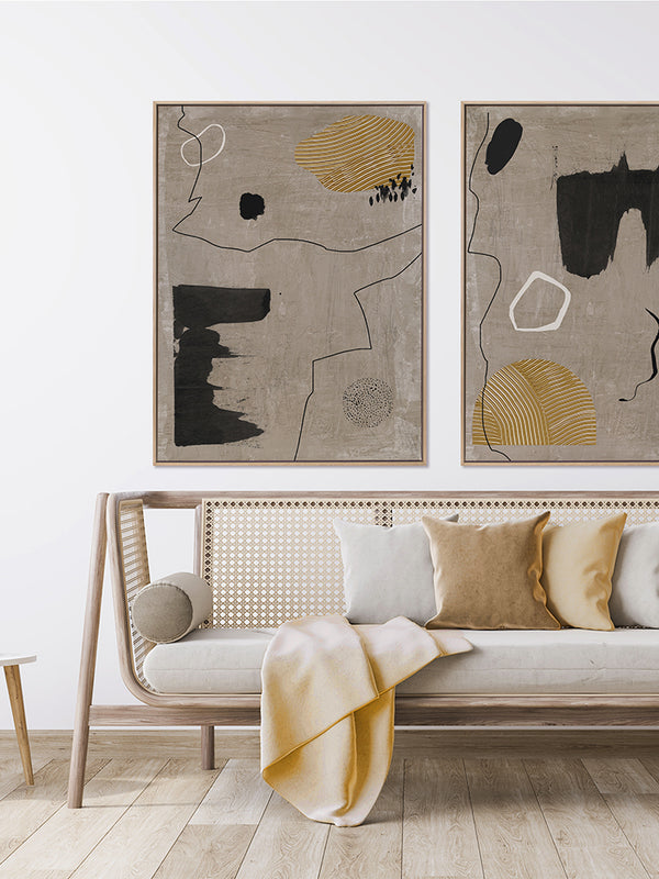 Set in Stone III Canvas Art Print | Lifestyle