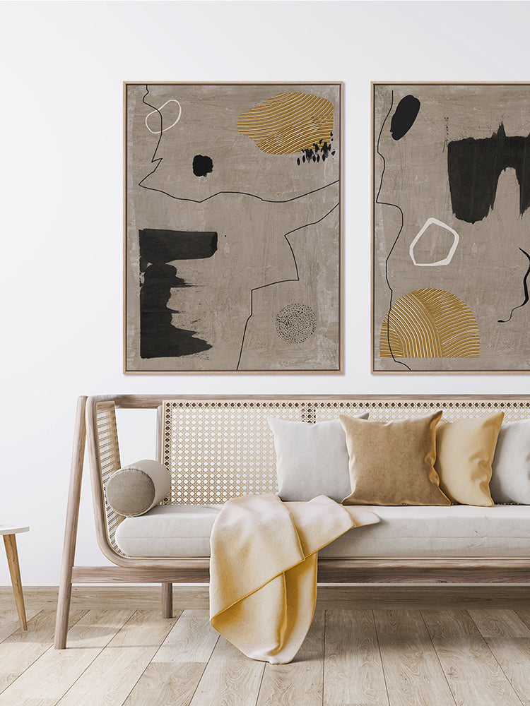 Set in Stone III Canvas Art Print | Lifestyle