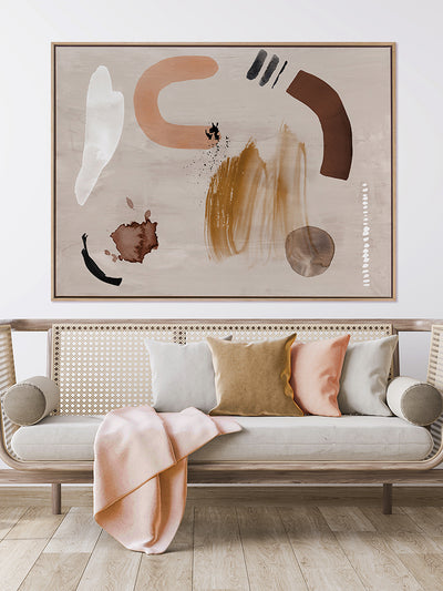 Dig Site II Canvas Art Print | Lifestyle