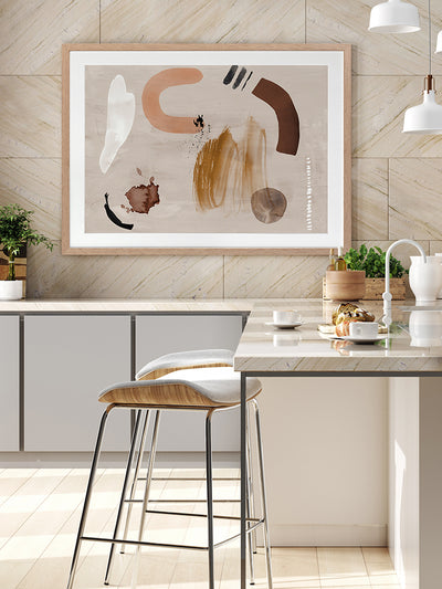 Dig Site II Framed Art Print | Lifestyle