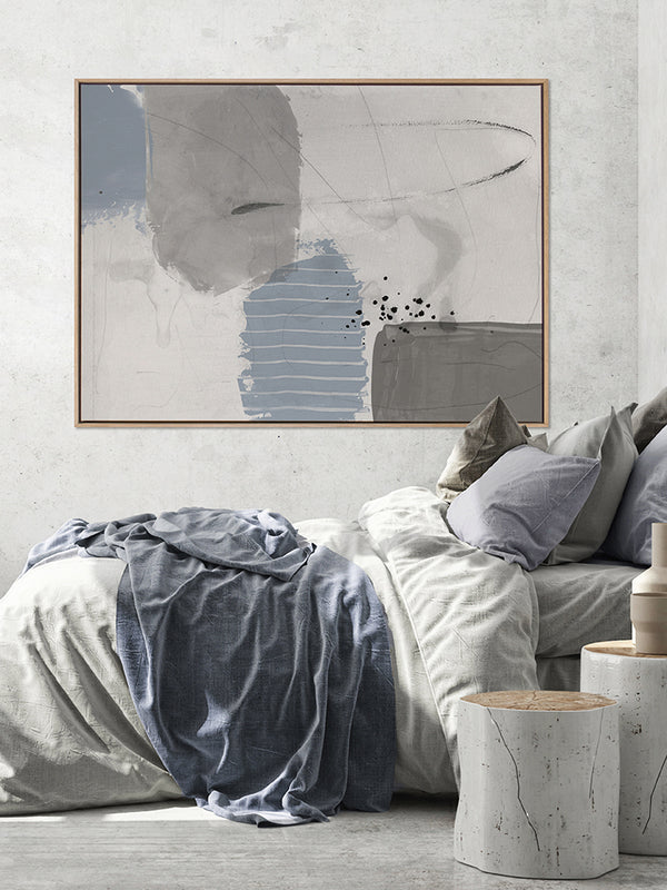 Concrete Decision I Canvas Art Print | Lifestyle