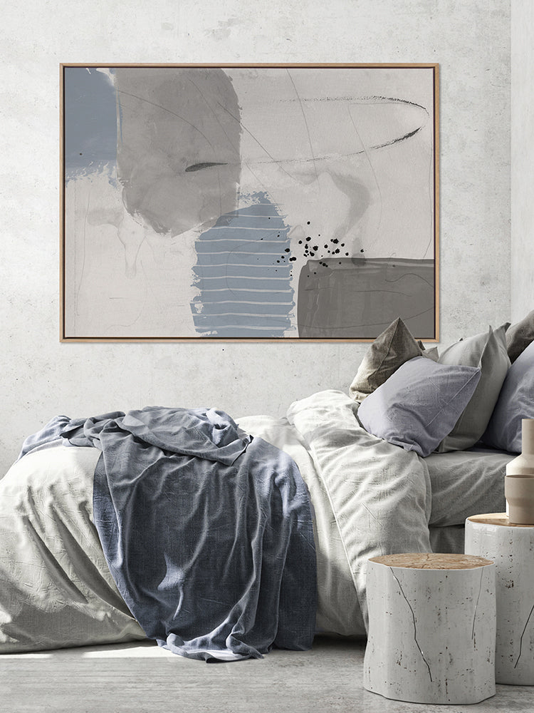 Concrete Decision I Canvas Art Print | Lifestyle