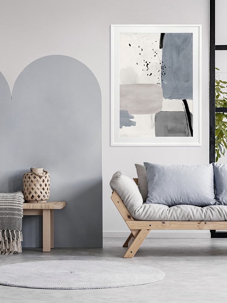 Concrete Decision I Framed Art Print | Lifestyle