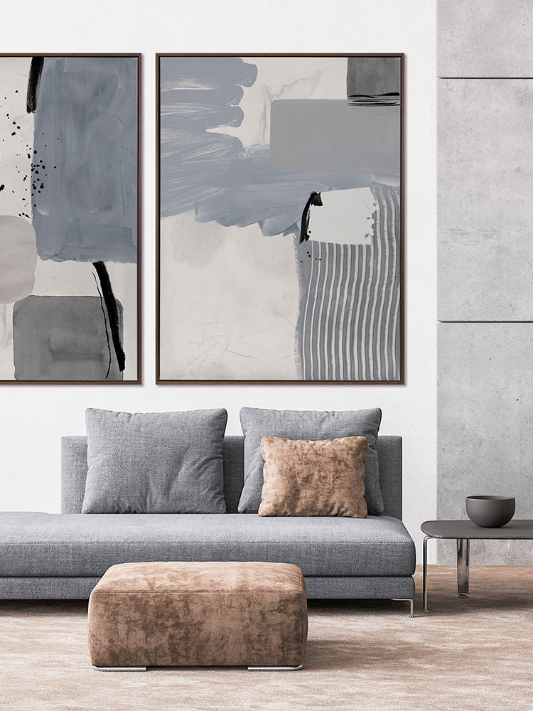 Concrete Decision III Canvas Art Print