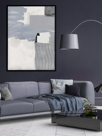 Concrete Decision III Framed Art Print | Lifestyle