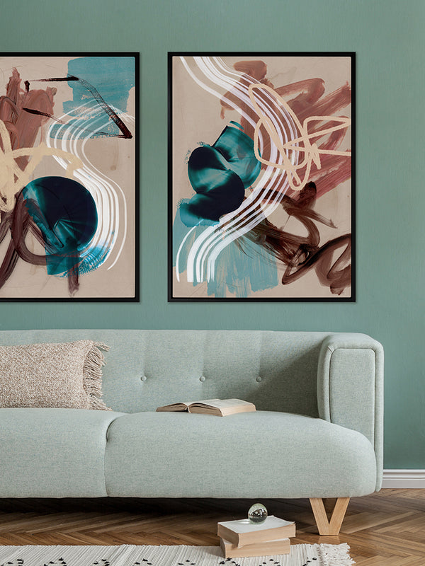 Messy Thoughts I Canvas Art Print | Lifestyle