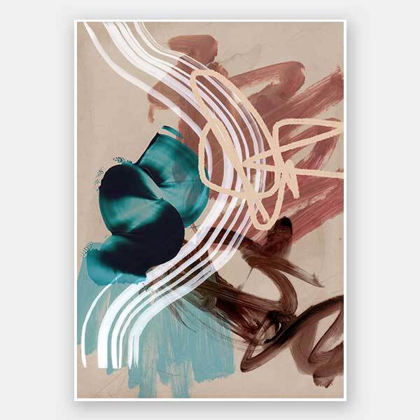 Messy Thoughts I Unframed Art Print