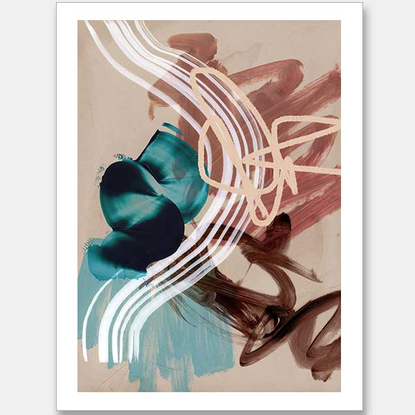 Messy Thoughts I Unframed Art Print