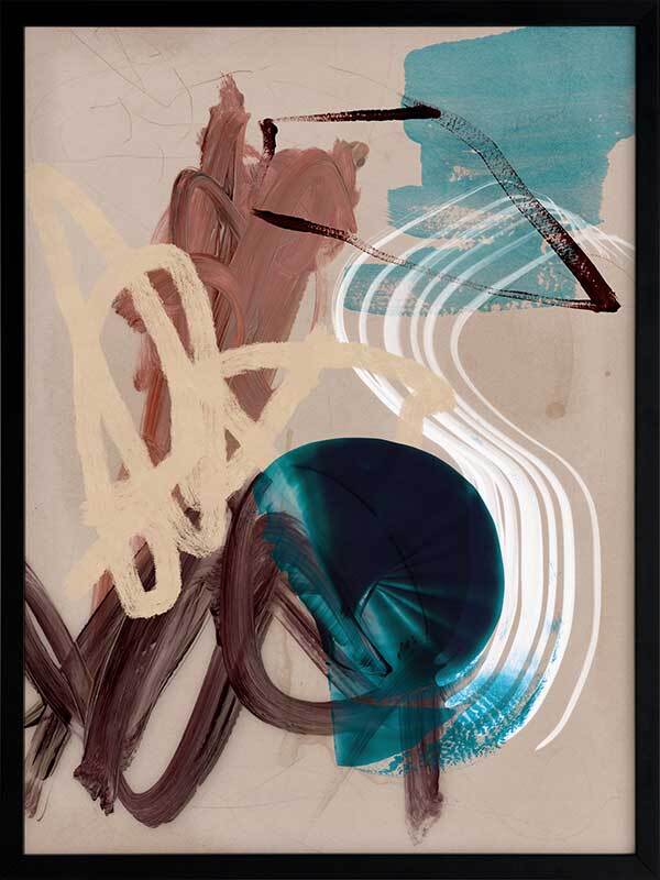 Messy Thoughts II Framed Art Print