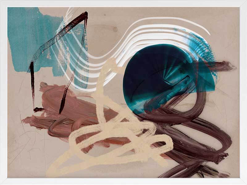 Messy Thoughts II Framed Art Print