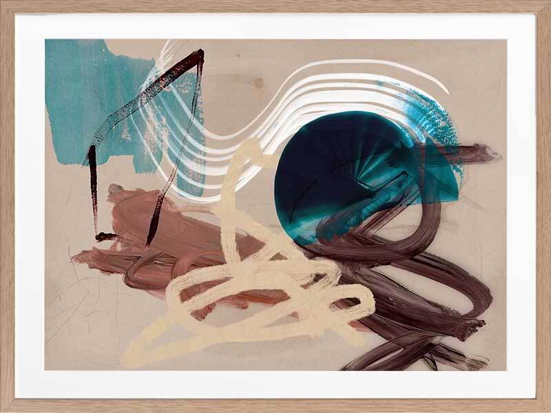 Messy Thoughts II Framed Art Print