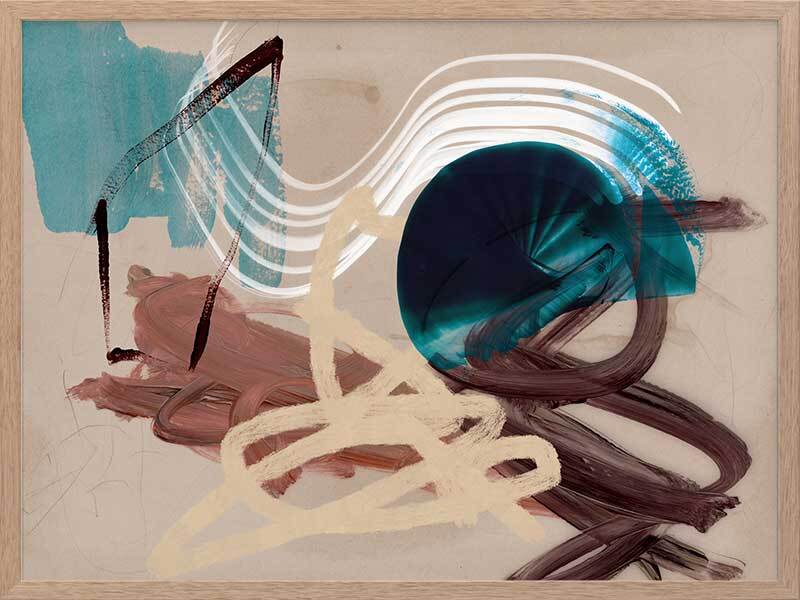 Messy Thoughts II Framed Art Print