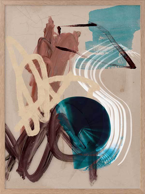 Messy Thoughts II Framed Art Print