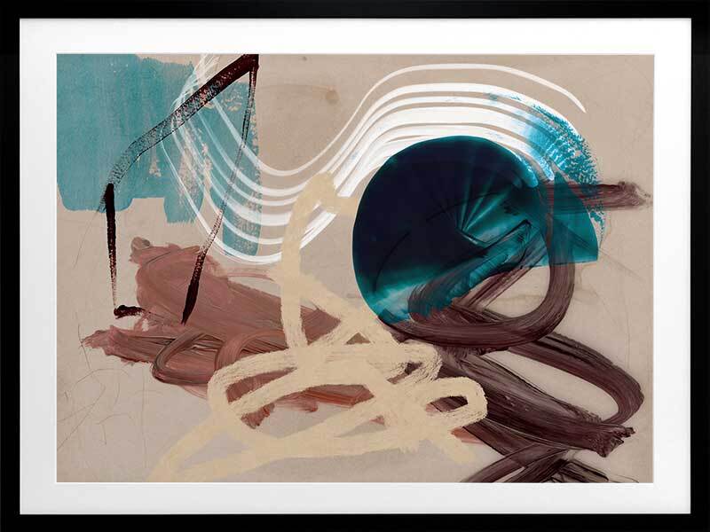 Messy Thoughts II Framed Art Print