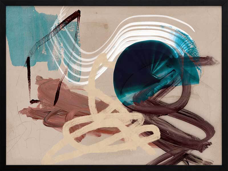 Messy Thoughts II Framed Art Print