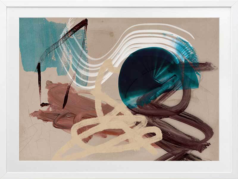 Messy Thoughts II Framed Art Print