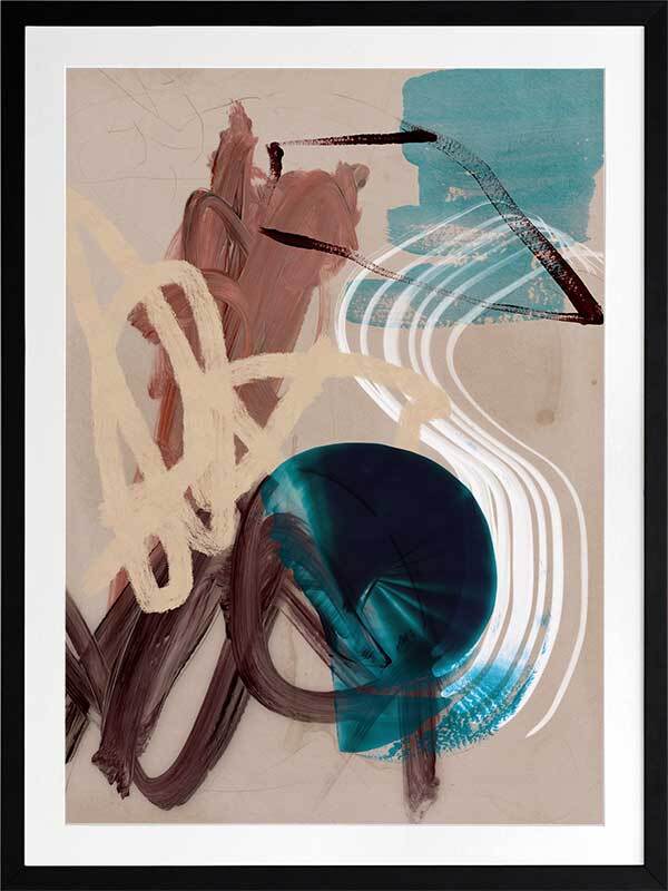 Messy Thoughts II Framed Art Print