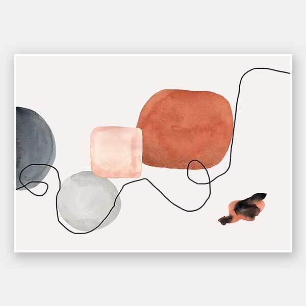 Down the Line I Unframed Art Print