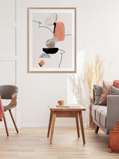 Down the Line II Framed Art Print | Lifestyle