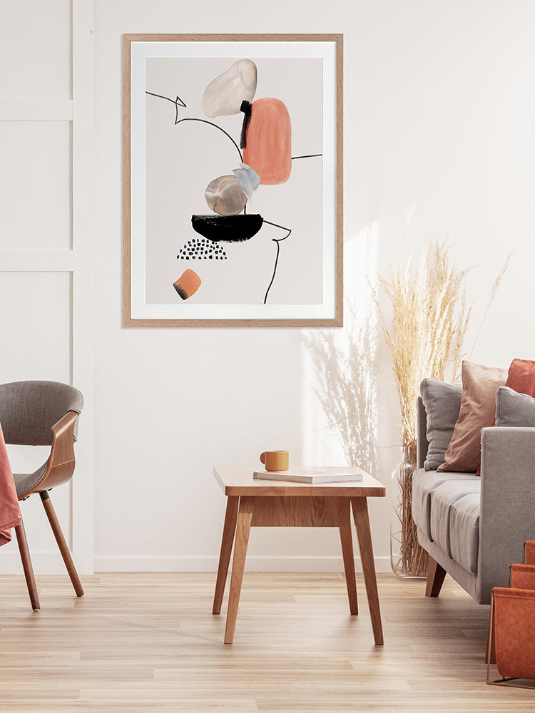 Down the Line II Framed Art Print | Lifestyle