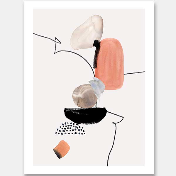 Down the Line II Unframed Art Print