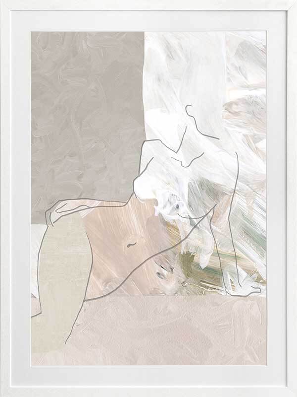 Delicate Framed Art Print