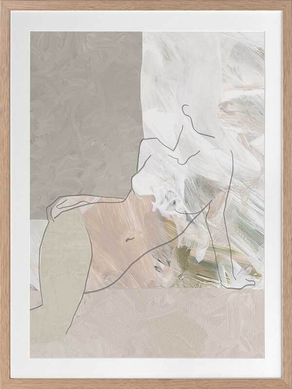 Delicate Framed Art Print