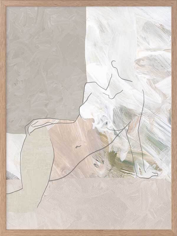 Delicate Framed Art Print