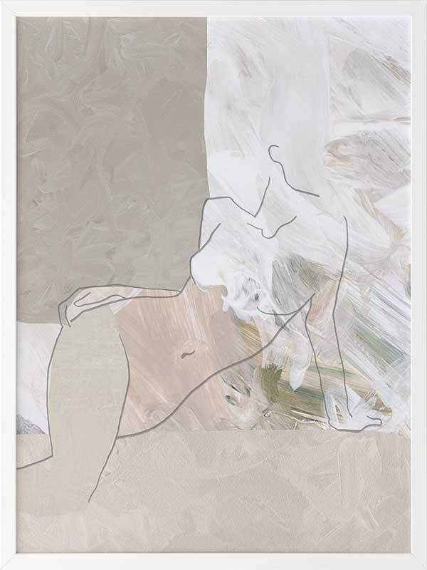 Delicate Framed Art Print