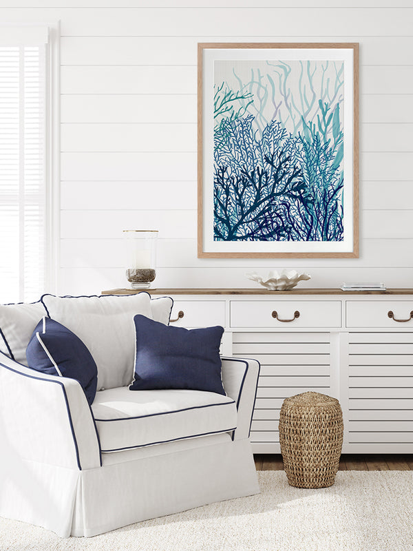 Bridgehampton II Framed Art Print | Lifestyle