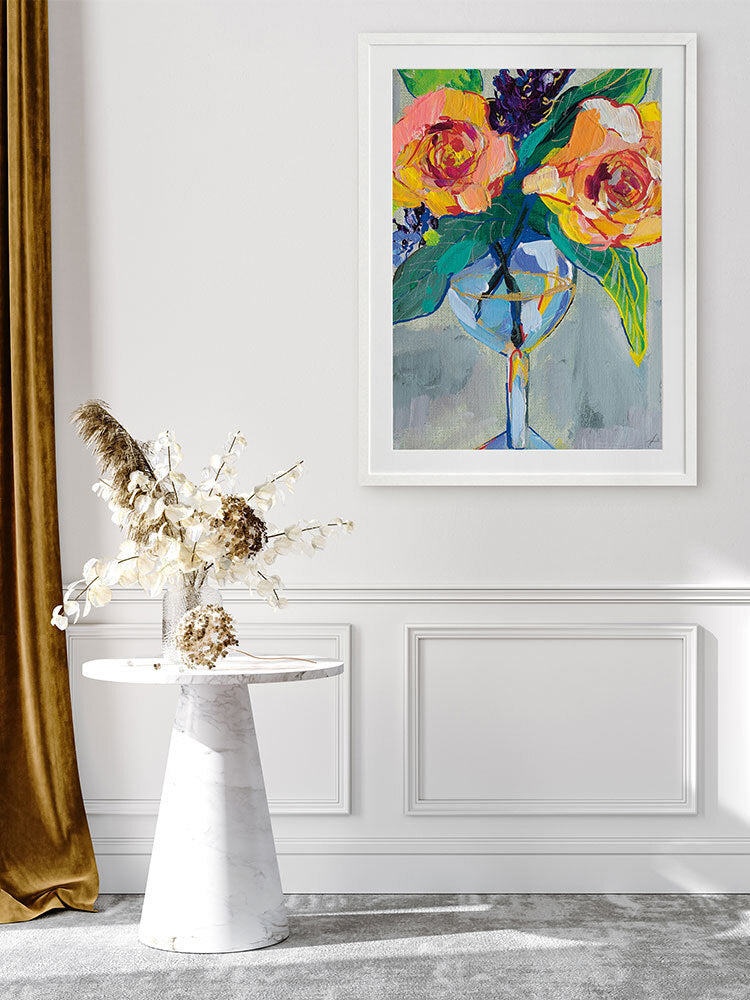 Bright Blossoms I Framed Art Print