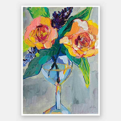 Bright Blossoms I Unframed Art Print