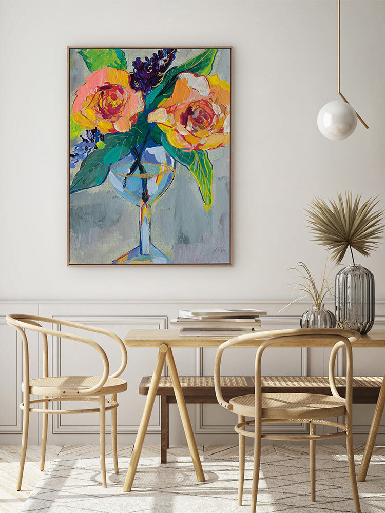 Bright Blossoms I Canvas Art Print