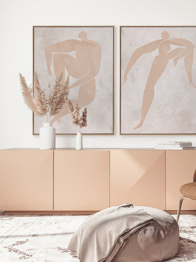 Amelie Cut-Out I Canvas Art Print | Lifestyle