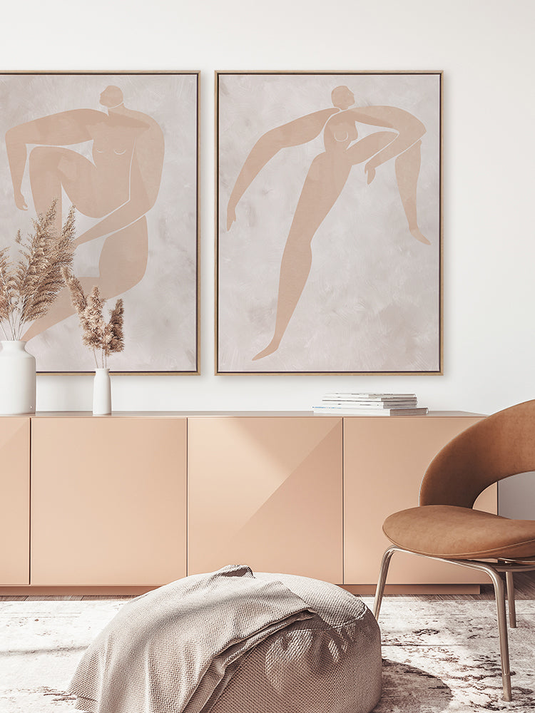 Amelie Cut-Out II Canvas Art Print | Lifestyle