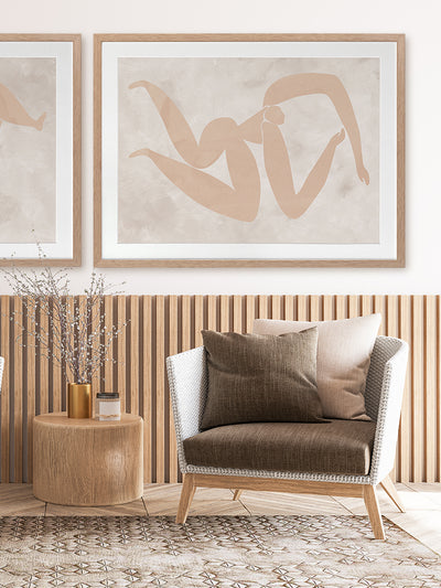 Amelie Cut-Out IV Framed Art Print | Lifestyle