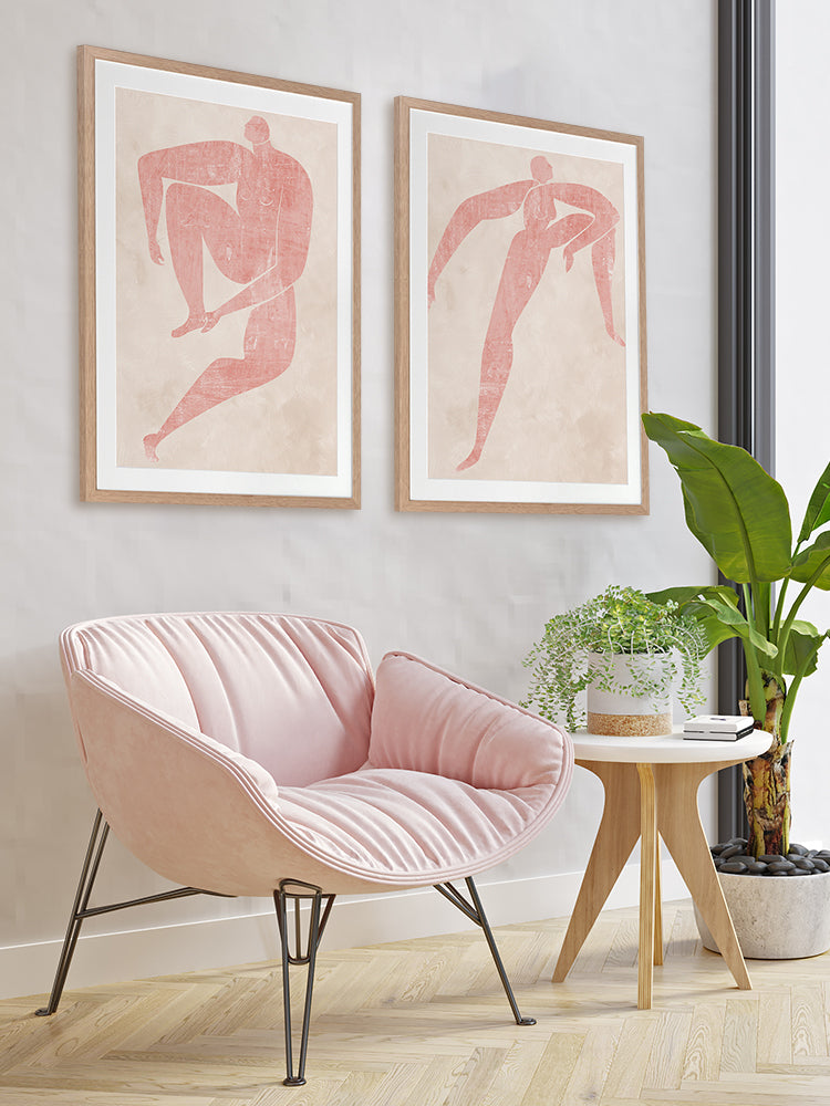 Marguerite Cut-Out II Framed Art Print | Lifestyle