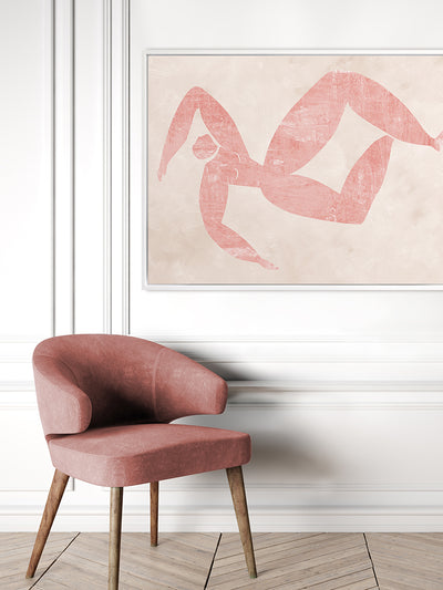 Marguerite Cut-Out III Canvas Art Print | Lifestyle