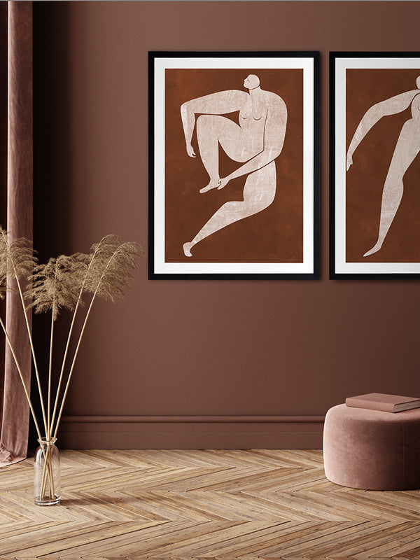 Caroline Cut-Out I Framed Art Print | Lifestyle