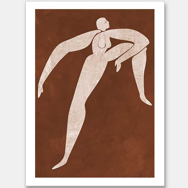 Caroline Cut-Out II Unframed Art Print