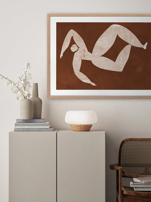 Caroline Cut-Out III Framed Art Print | Lifestyle