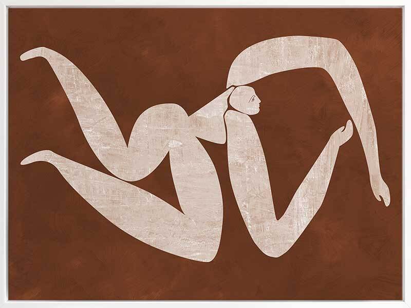 Caroline Cut-Out IV Canvas Art Print