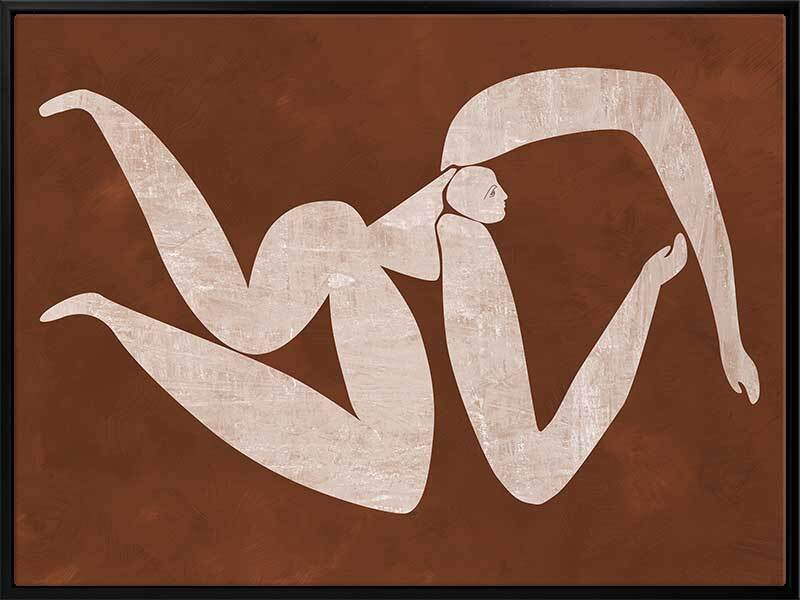 Caroline Cut-Out IV Canvas Art Print