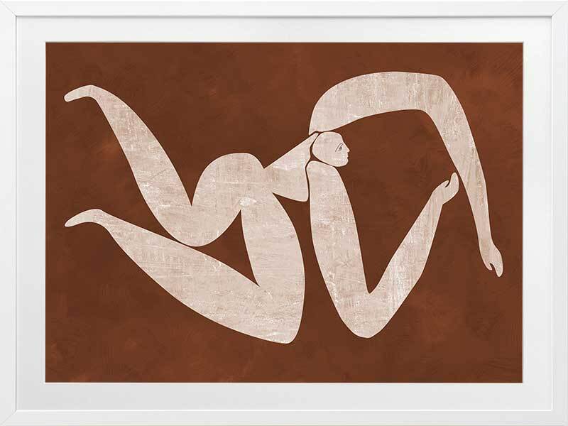 Caroline Cut-Out IV Framed Art Print