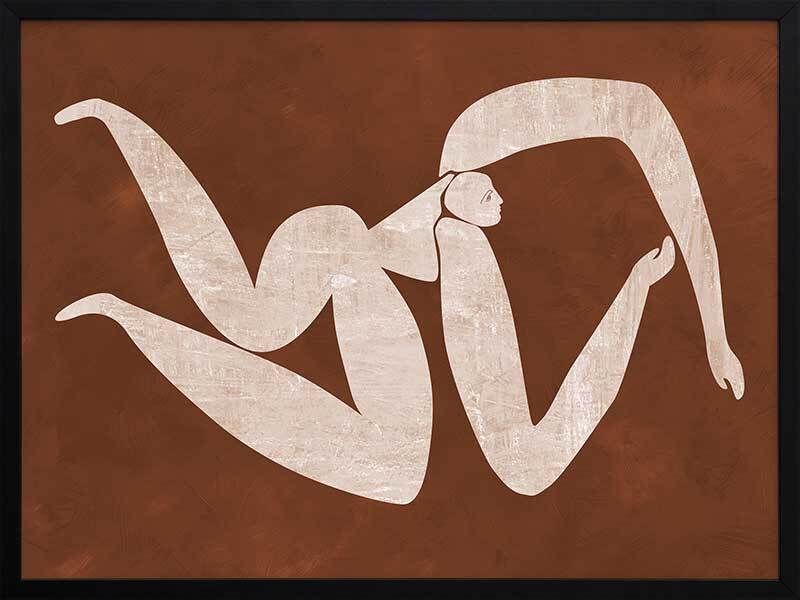 Caroline Cut-Out IV Framed Art Print